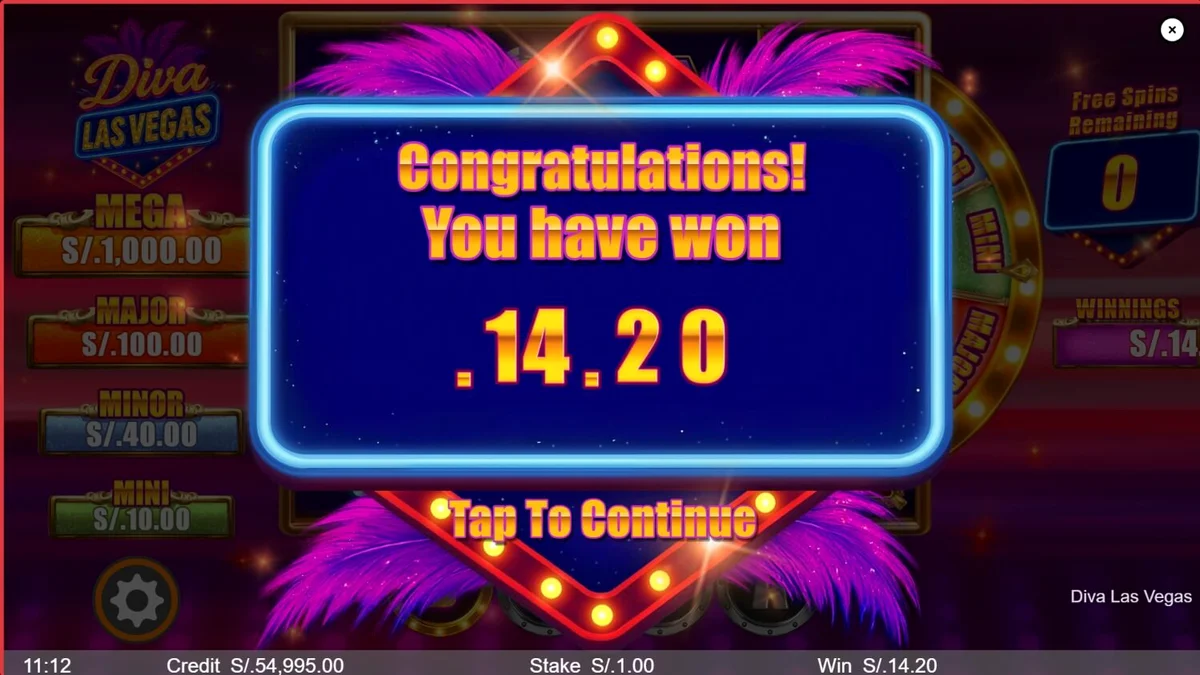Tampilan visual slot Diva Las Vegas dengan tema kasino mewah dan roda bonus.